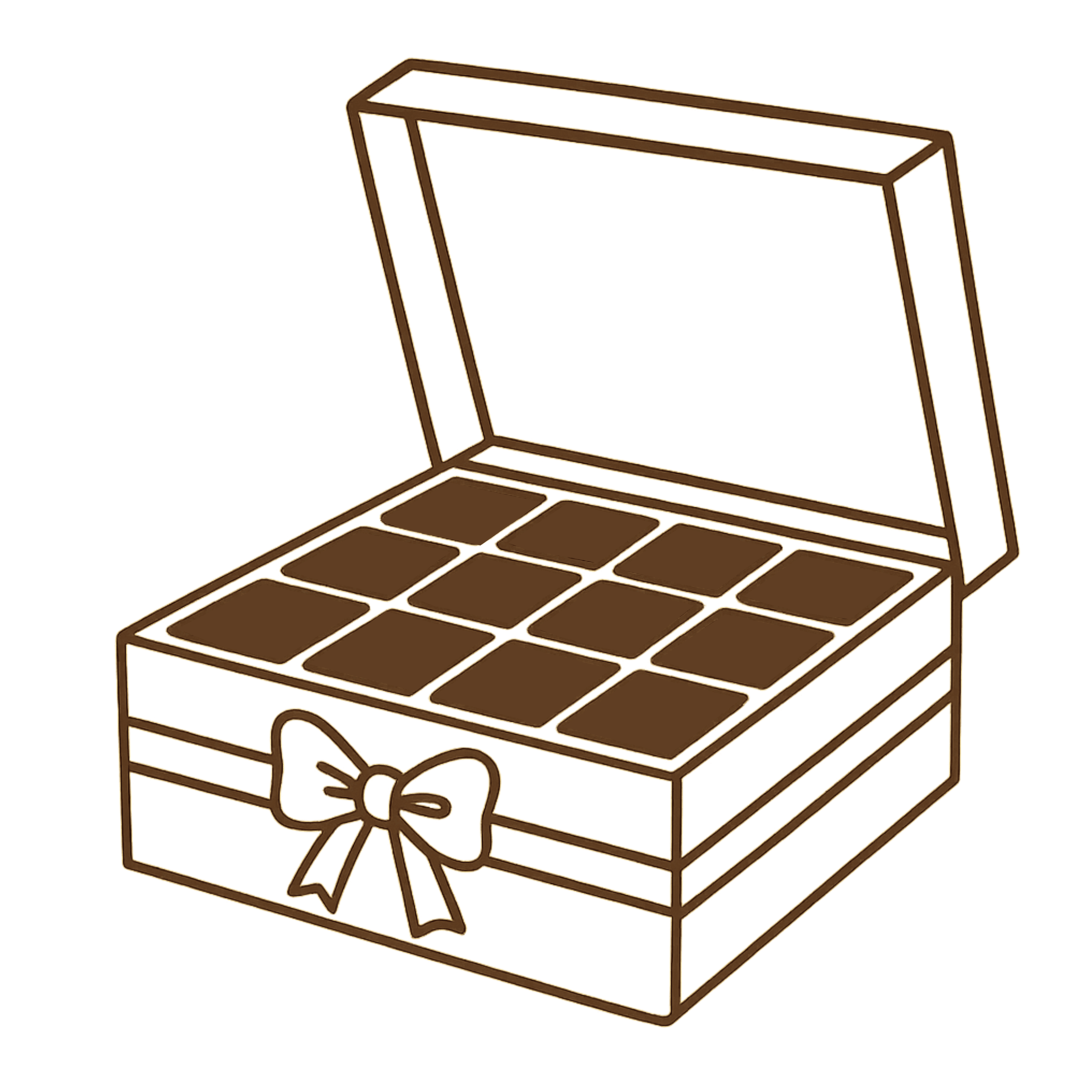 Illustration of a 12-piece box